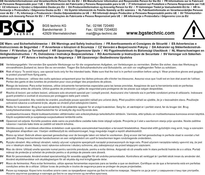 Produktbild BGS Nockenwellen-Scheibenabzieher für VAG