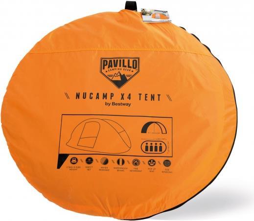 Produktbild Bestway Wurfzelt NuCamp X4 (Kuppelzelt, 2.50 kg, 4 Personen)
