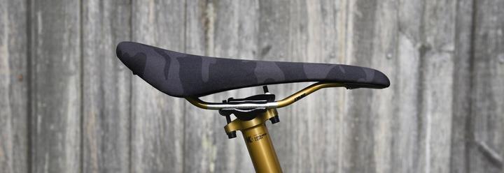 Actual product image DMR Saddle/selle OiOi. Black Camo.