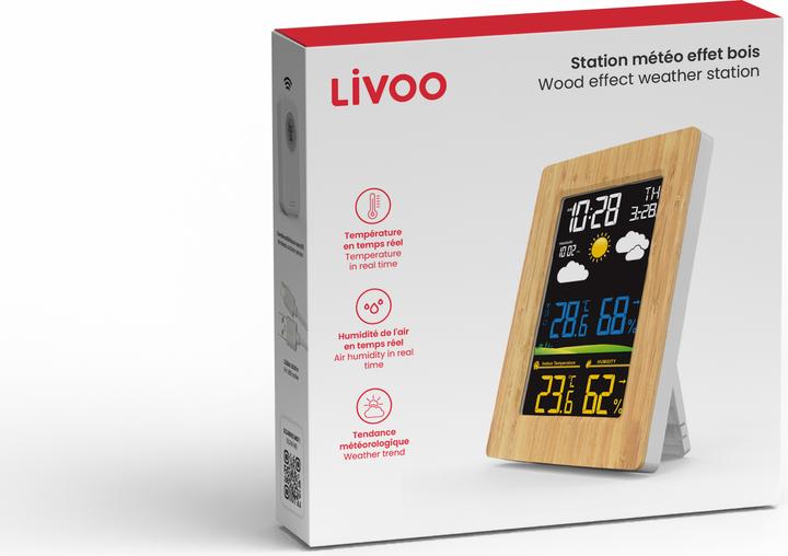 Immagine prodotto Livoo Stazione meteo effetto legno
