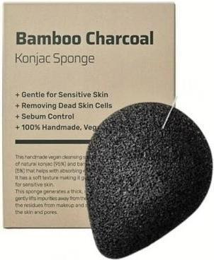 Actual product image Purito Konjac Sponge Bamboo Charcoal