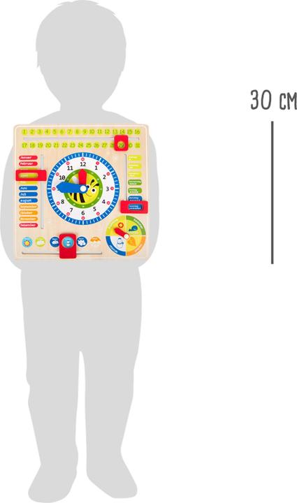 Productafbeelding small foot Leerplank datum, klok seizoenen (Duits)