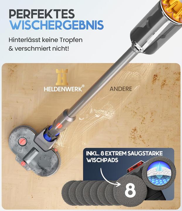 Actual product image Plutoos Mop attachment for Dyson electric for V7/V8/V10/V11/V15 hoovers Mop attachment with water dip