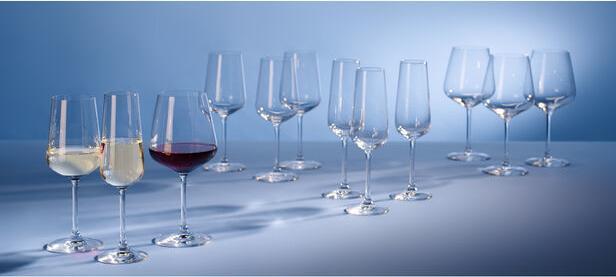 Actual product image Villeroy & Boch Set 12pcs Ovid (12 Glasses, White wine glasses, Champagne glasses, Red wine glasses)