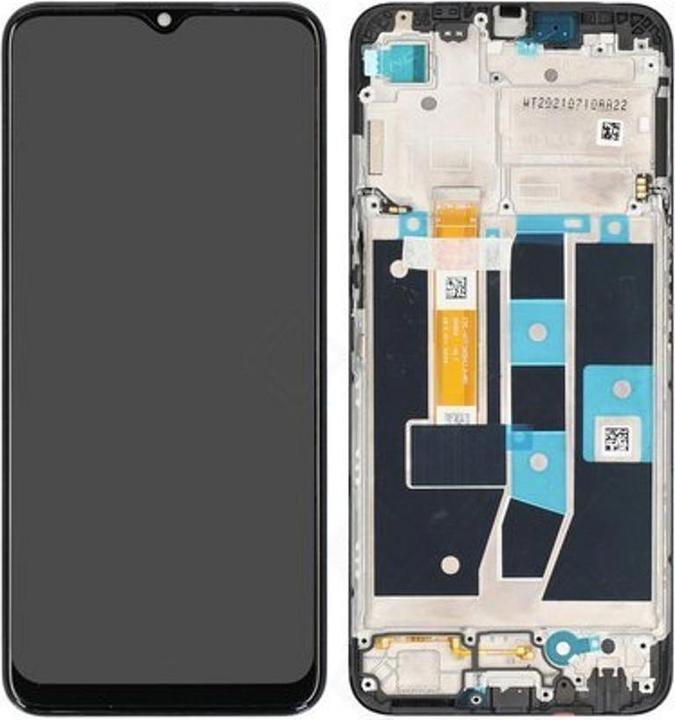 OPPO LCD + Touch + Frame für CPH2269 A16, A16s - black