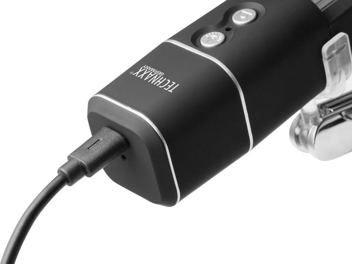 Actual product image Technaxx Phone Microscope WiFi FullHD TX 158