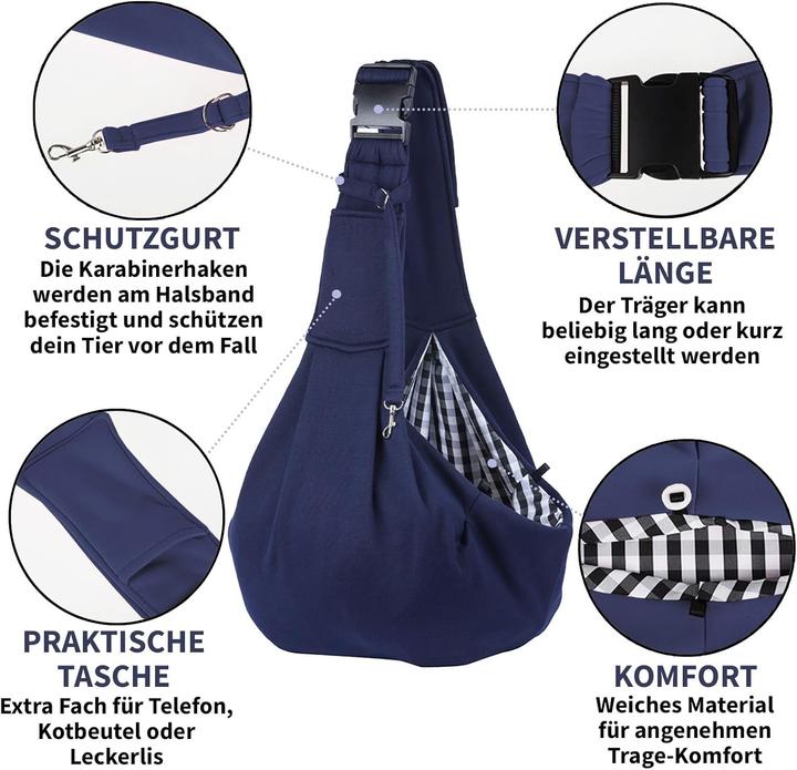 Produktbild OMH Hundetragetasche (Hund, Faltbar, Sicherheitsverschluss)