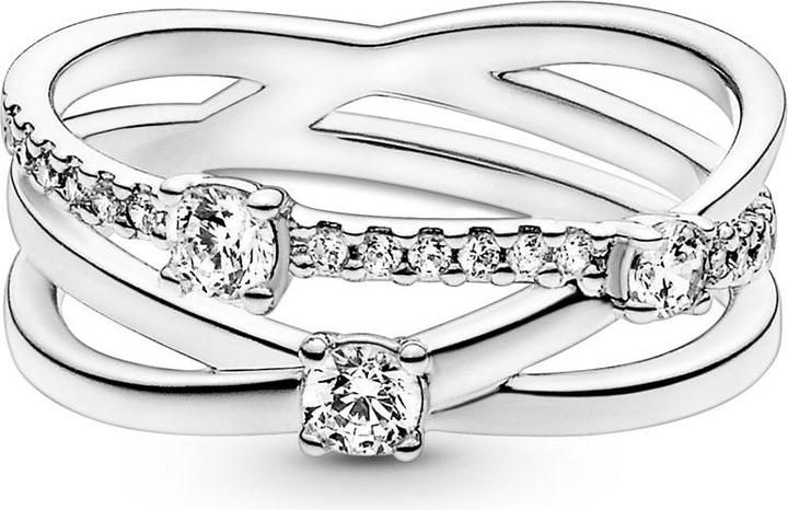 Immagine prodotto Pandora Anello scintillante a tre bande (14, 54, 925 Argento)