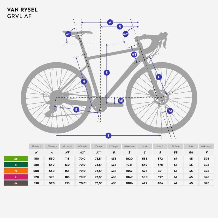 Image du produit Van rysel Vélo gravel SRAM Apex 1x12v, GRVL AF Beige