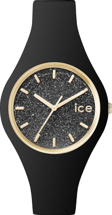 Immagine prodotto ICE Watch Ghiaccio Glitter Nero Oro S (Orologio da polso analogico, 34 mm)