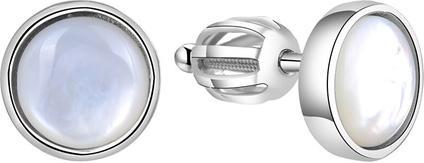 Beneto Silver earrings with mother-of-pearl AGUP1651S (L)