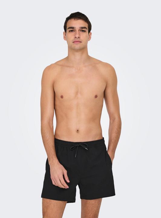 Actual product image Only & Sons Onsted Life Solid Seersucker Swim Noos (XXL)
