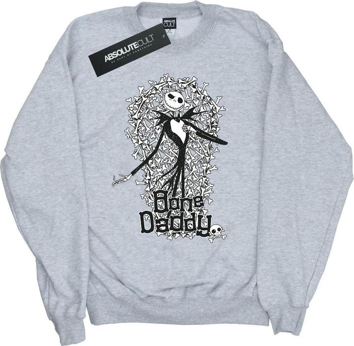 Disney Nightmare Before Christmas Bone Daddy Sweatshirt Mädchen (140, 146)