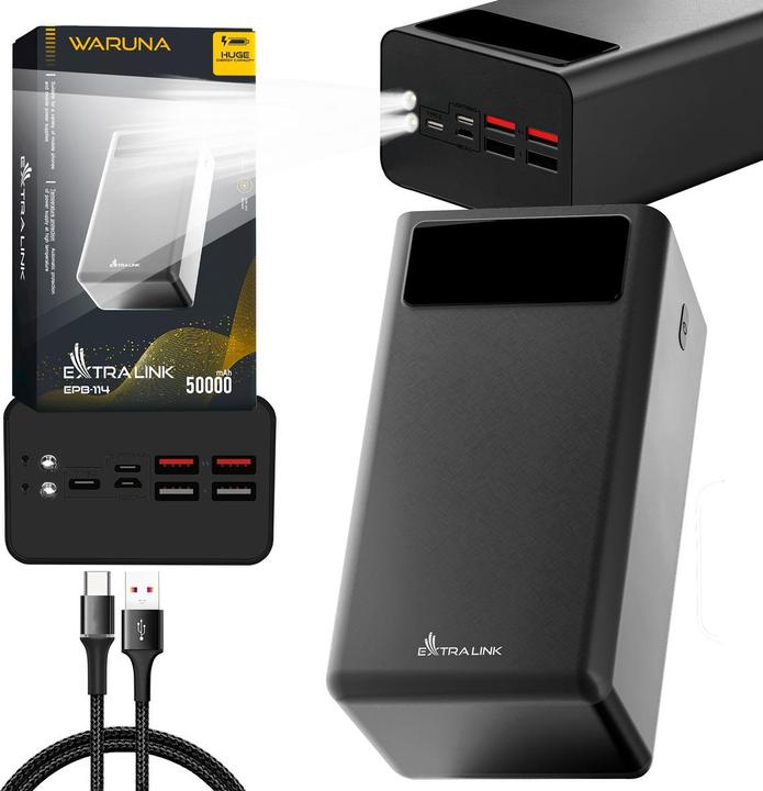 Produktbild Extralink EPB 114 (50000 mAh, 10 W, 185 Wh)