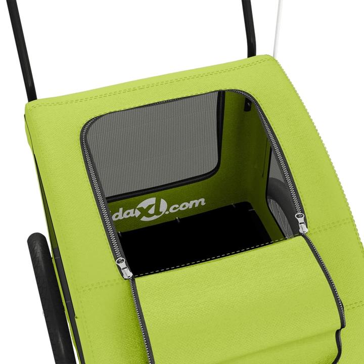Actual product image VidaXL Fahrradanhänger Hunde Oxford-Gewebe und Eisen