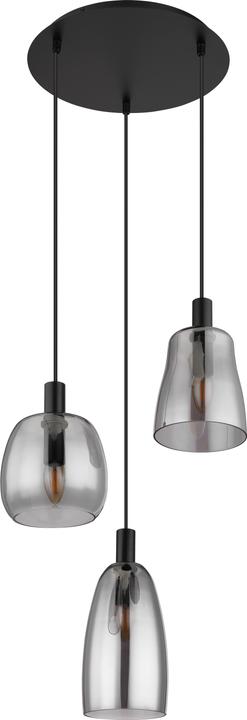 Immagine prodotto Globo Lampada A Sospensione In Metallo Nero, 3xe14 (E14)