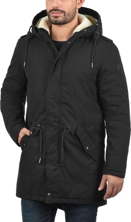 Image du produit Solid Darnell Manteau D'Hiver Avec Peau De Mouton Parka D'Hiver Veste Longue Pour Homme À Capuche 10 (S)