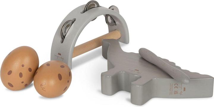 Actual product image Konges Slojd Music Set In Drum Box Dino
