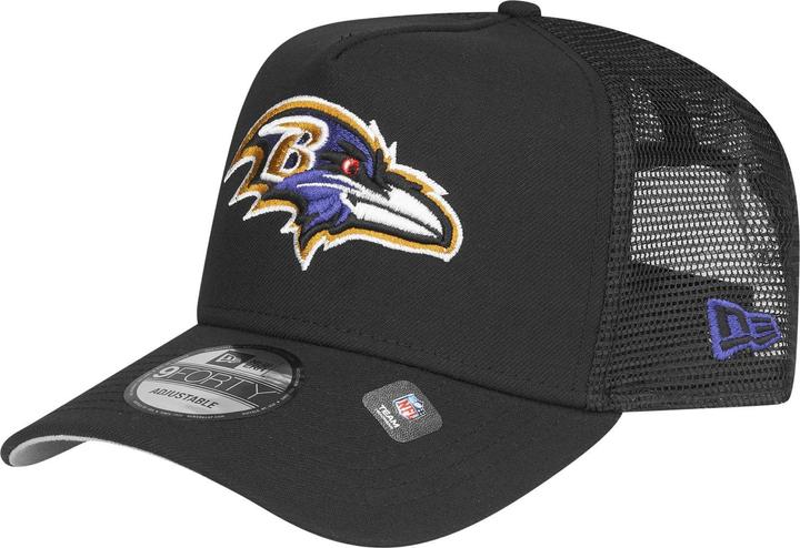 New Era A-Frame Snapback Trucker Cap - Baltimore Ravens (One Size)