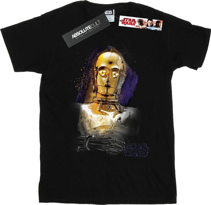 Star Wars The Last Jedi C3PO Brushed TShirt (XXL)