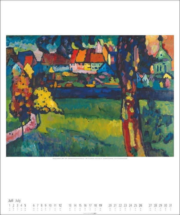 Produktbild Der Blaue Reiter Kalender 2026 (46 x 55 cm, Deutsch, Englisch)
