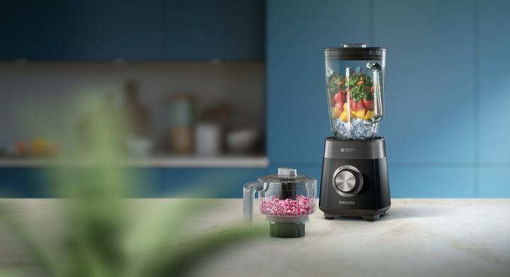 Actual product image Philips 5000 series HR3032/00 blender Tabletop blender Black (1200 W)