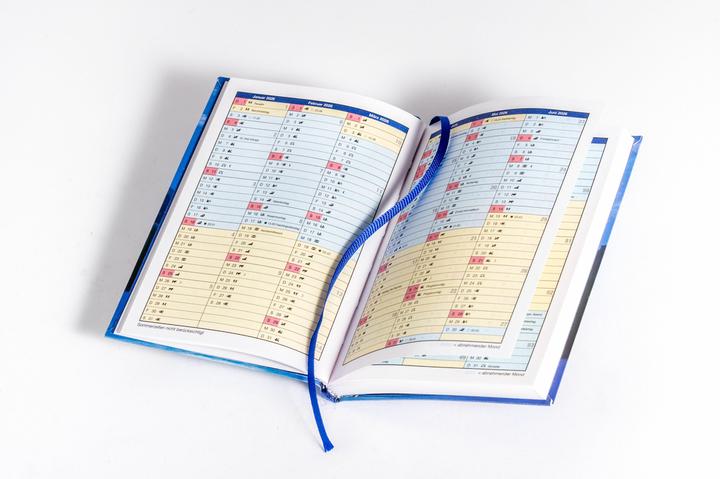 Produktbild Das Mondjahr 2026 - Der farbige Taschenkalender (10 x 14 cm, Harter Einband, Deutsch)