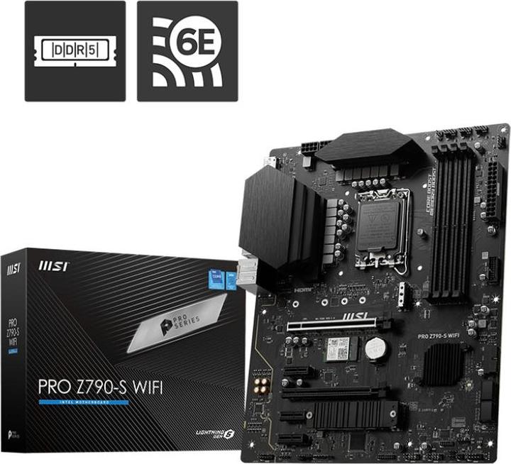 MSI PRO Z790-S Wifi (Z790,S1700,ATX,DDR5) (LGA 1700, Intel Z790, ATX)
