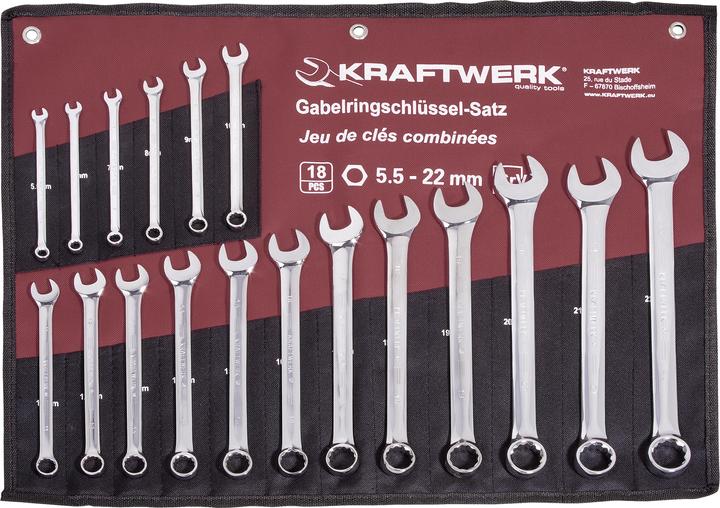 Kraftwerk Gabelringschlüssel-Satz