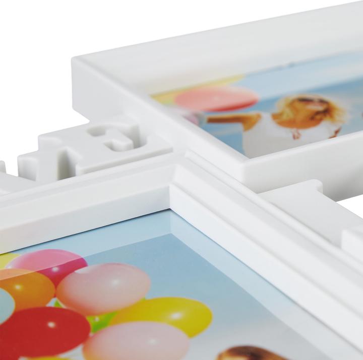 Immagine prodotto Relaxdays Portafoto multiplo Live Love Laugh (10 x 10 cm, 10 x 15 cm, 18 x 13 cm)