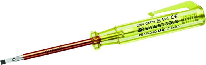 Actual product image PB Swiss Tools Indicateur de tension PB 175 Gr. 0 60 mm DEL (Port)