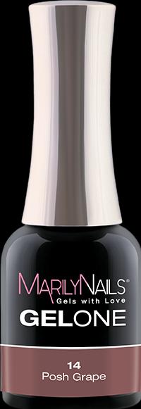 Immagine prodotto Marily Nails GELONE - 14 Uva Posh (Uva Posh, Smalto per unghie effetto gel)