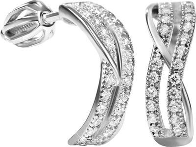 Brilio Silver - Silver Semicircular Earrings 436 001 00497 04