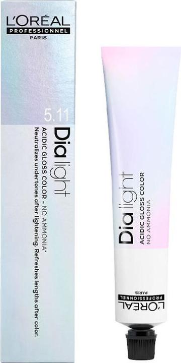 Actual product image L'Oréal Professionnel Permanent colouring L'Oreal Professionnel Paris Dia Light N.º 6.3 Without ammonia (50 ml) (6.3)