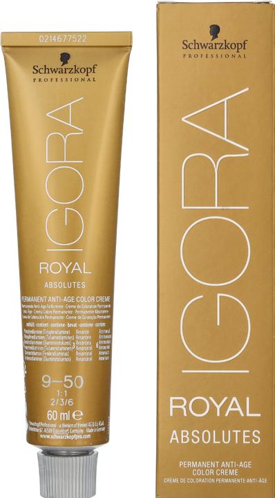 Produktbild Schwarzkopf Professional Igora Royal Absolutes Permanent Color Creme (Blond)