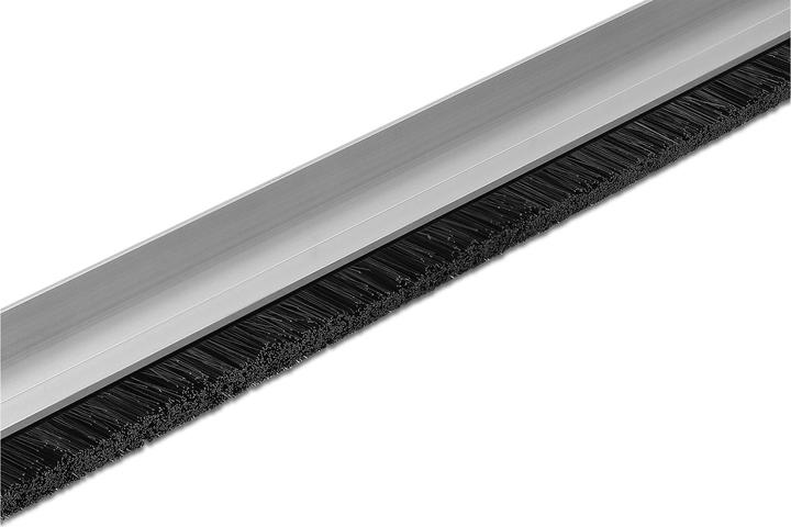 Produktbild Delock Bürstenstreifen 20 mm mit Alu-Profil gewinkelt (Filzgleiter, 1 Stück)