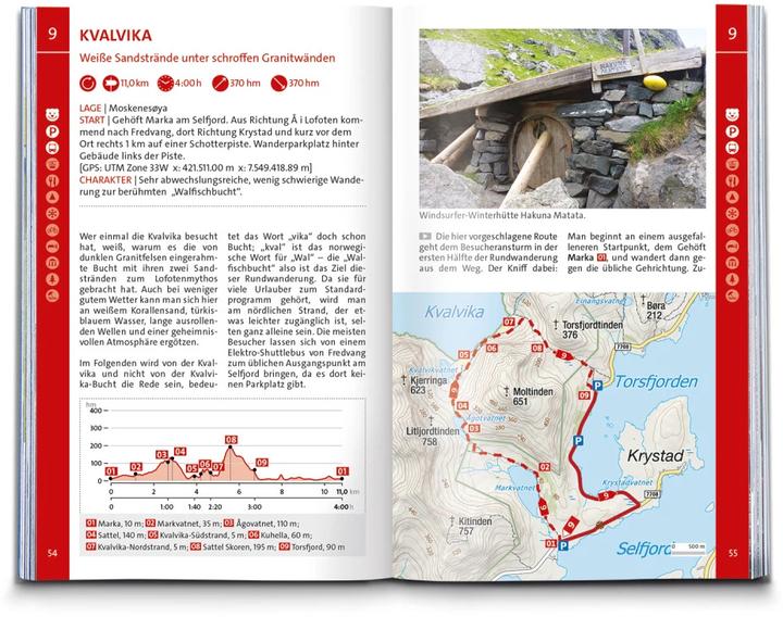 Actual product image Wanderführer 5982 Lofoten, Vesterålen und Senja, 70 Touren (German, Thomas Diehl, 2022)