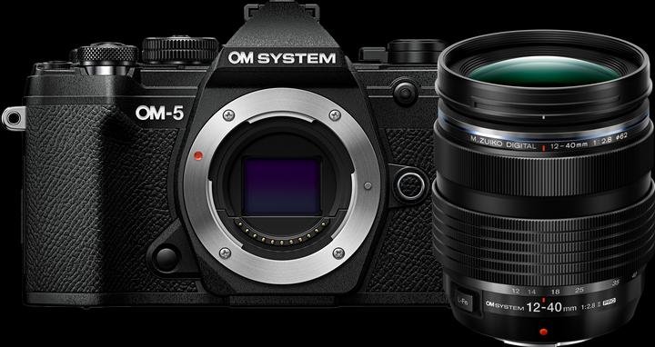 Image du produit OM System OM 5 + 12-40/2,8 PRO II (12 - 40 mm, 20.40 Mpx, 4/3)