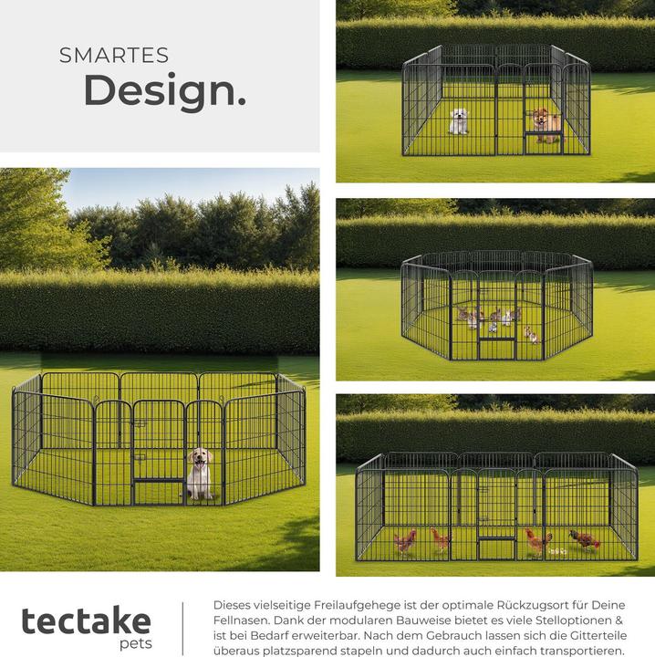 Actual product image tectake Puppy Playpen