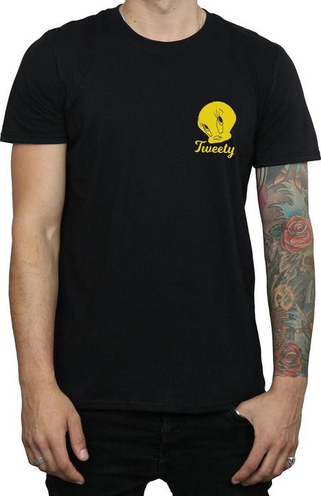 Immagine prodotto Looney Tunes Tweety Pie Head Maglietta Uomo (L)