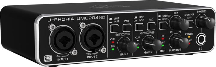 Image du produit Behringer U-Phoria UMC204HD (USB)