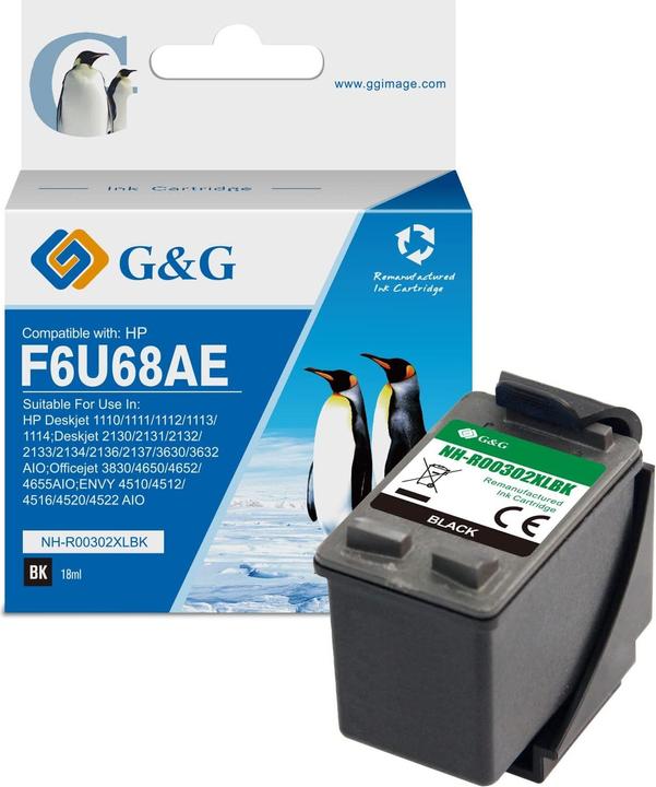Compatible HP inkt cartridge HP302XL - NH-R302XLBK
