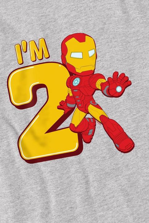 Immagine prodotto Iron Man Maglietta Secondo Compleanno Carino Bambini (116)