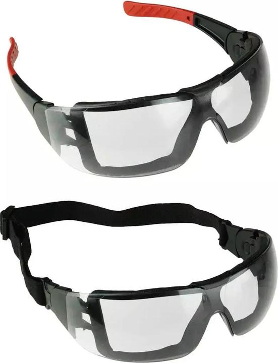 Dedra Antibeschlag-Schutzbrille FKN, Schaum.Eva, Zash.+elastisch