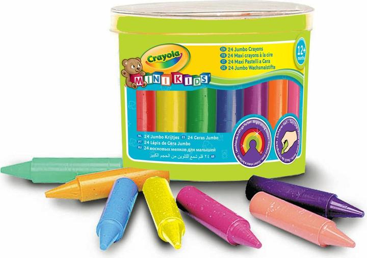 Actual product image Crayola Mini Kids - Dick wax crayons (Multinational, 24 x)