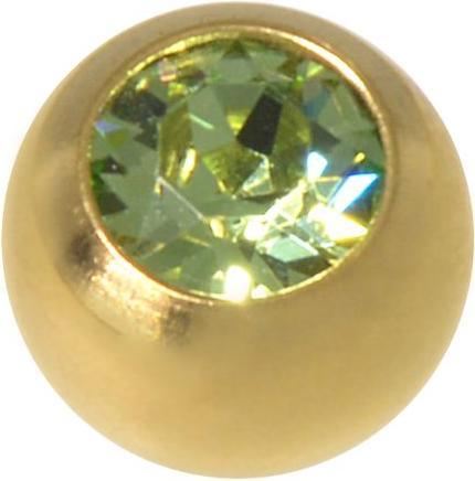 Immagine prodotto Bijouteria Chiusura piercing (Acciaio inossidabile, Placcatura in oro, Vetro (di orologio))