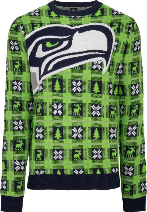 Foco NFL Ugly Sweater XMAS Strick Pullover - Seattle Seahawks XL (XL)