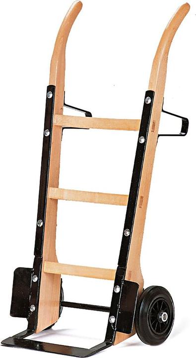 Produktbild Rollcart Sackkarre aus Holz mit Flachstahlschaufel (250 kg)