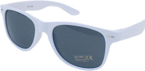 Bekos Retro Nerd - Sonnenbrille weiss