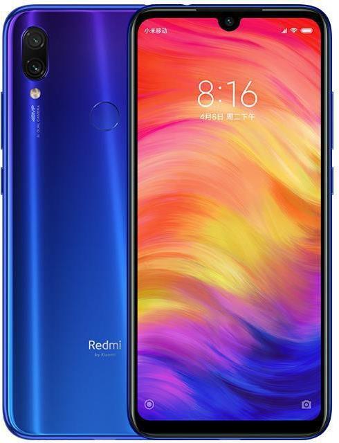 Actual product image Xiaomi Redmi Note 7 (64 GB, Blue, 6.30", Hybrid Dual SIM, 48 Mpx, 4G)
